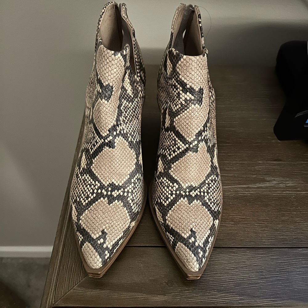 Steve Madden Snakeskin Bootie